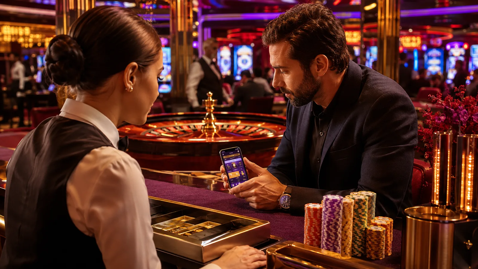 Casino-focused editorial scene illustrating Fast Withdrawals: What to Check Before You Deposit