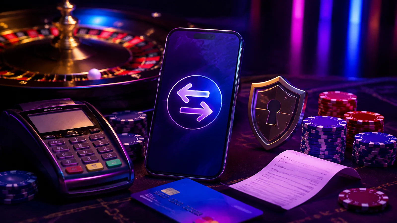 Casino-focused editorial scene illustrating Payment Reversals and Chargebacks: What Players Should Know